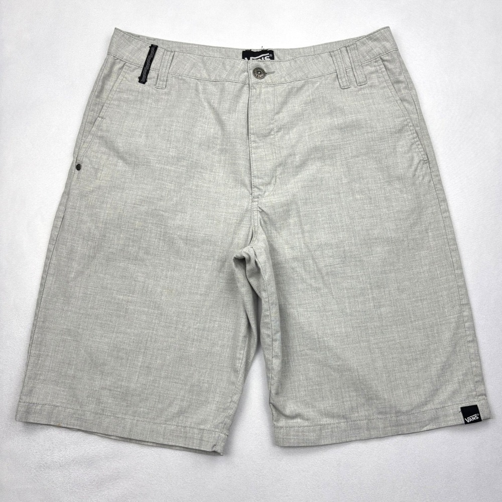 Vans Off The Wall Mens 32 Heather Grey Chino Walkshorts Skate Casual VN-KL361VN
